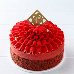 フラワーケーキ＜ショコラ＆フレーズ＞