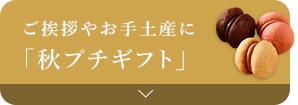 ご挨拶やお手土産に「秋プチギフト」