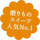贈りたいものスイーツ人気No