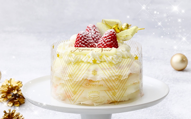 ミルクリーム ごろごろ果肉のベリーベリー＜ホワイトクリスマス＞