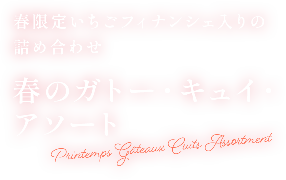 春のガトー・キュイ・アソート