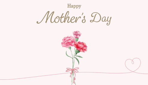 【定型:母の日】メッセージカード：Happy Mother's Day
