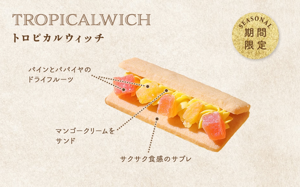 C3人気の「ベリーウィッチ」がこの季節限定でトロピカルフルーツバージョンに