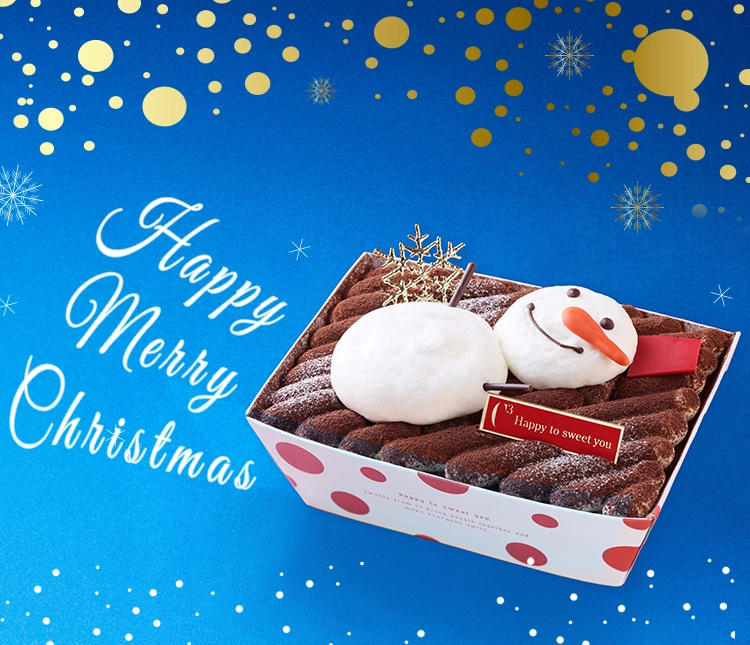 雪だるまのクリスマスティラミス