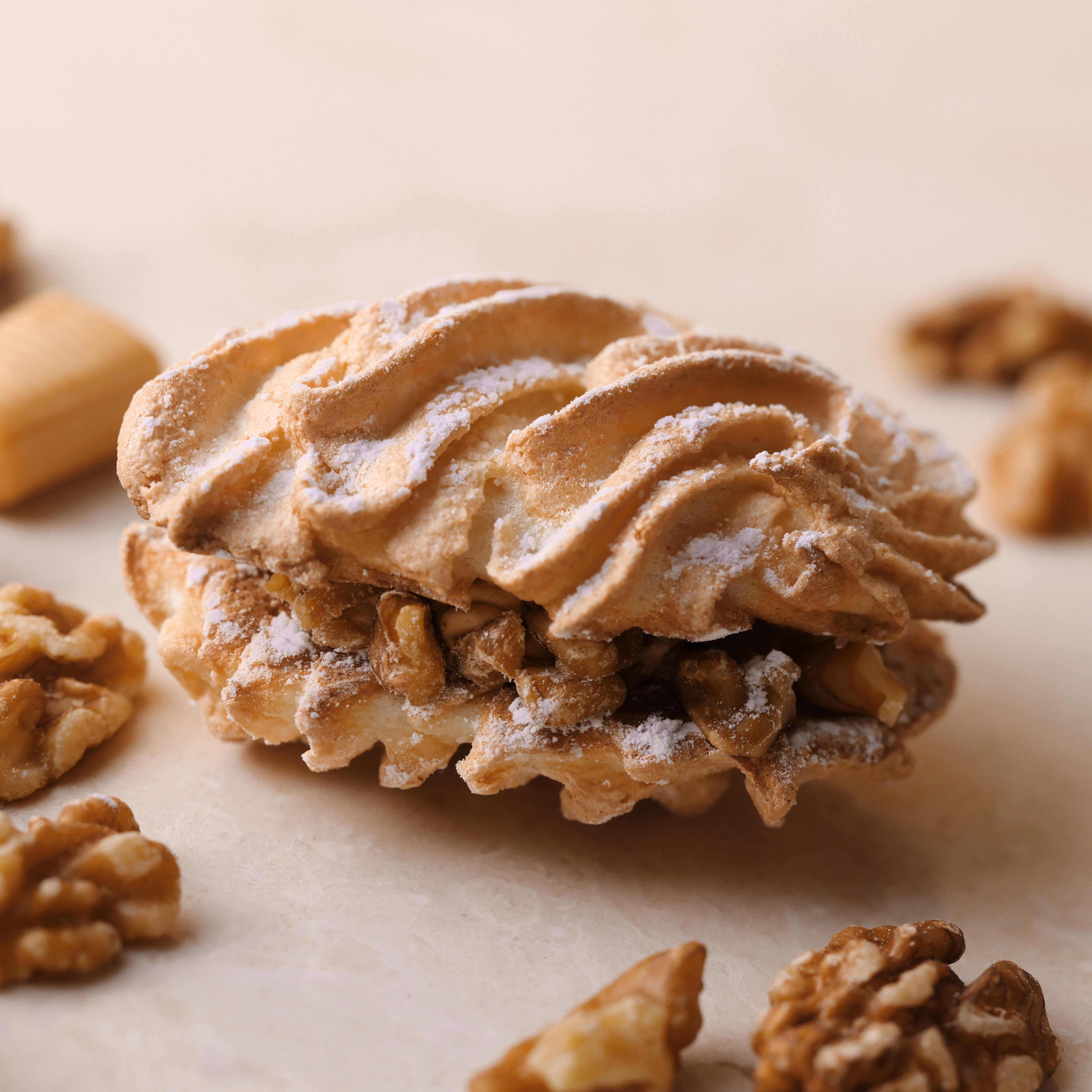 【店舗受取】クルミのふわふわキャラメルサンド　4個入＜お受け取りは8/31まで＞