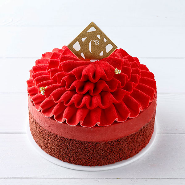 フラワーケーキ<ショコラ&フレーズ>