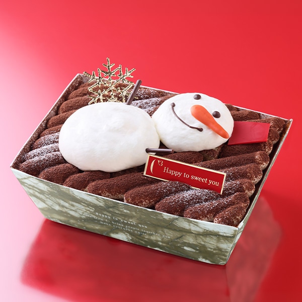 《ご注文は10/25から》 雪だるまのクリスマスティラミス
