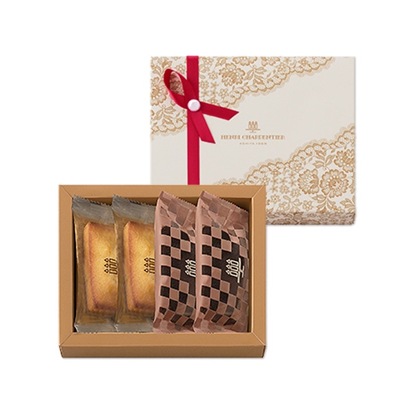 《お届けは1/14から》フィナンシェ・オ・ショコラ詰合せ　2種4個入