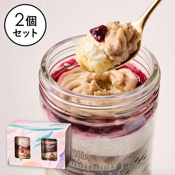 ガトー・パルフェ〈ショートケーキ×カシスモンブラン〉 バースデーパッケージ