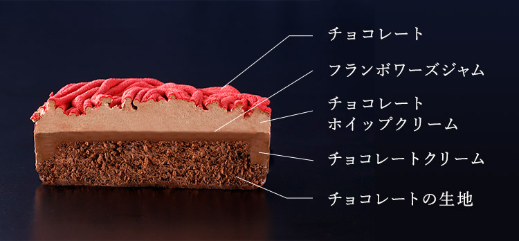 お届けは10 31まで 送料無料 チョコプレート付き チョコレートケーキ フランボワーズ アンリ シャルパンティエ公式通販