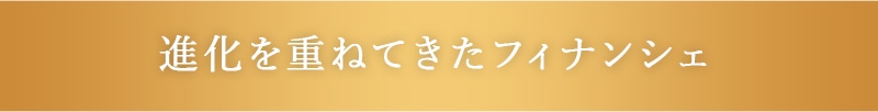 進化を重ねてきたフィナンシェ