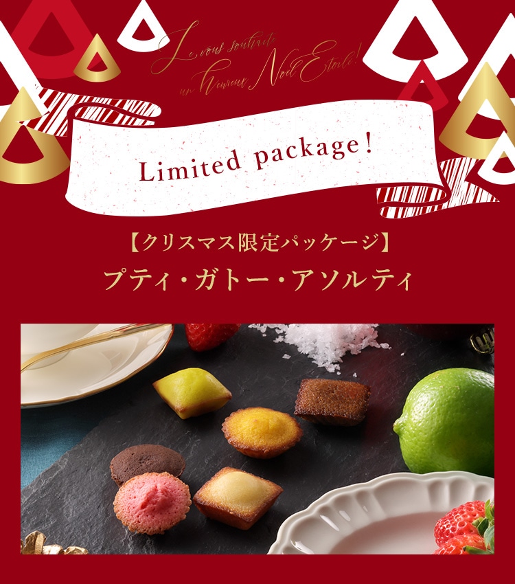 クリスマス限定パッケージ クリスマス プティ・フィナンシェ