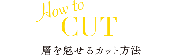 how to cut 層を魅せるカット方法